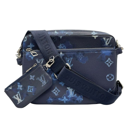 Louis Vuitton Trio Messenger Bag M57840 - Blue Monogram Watercolor
