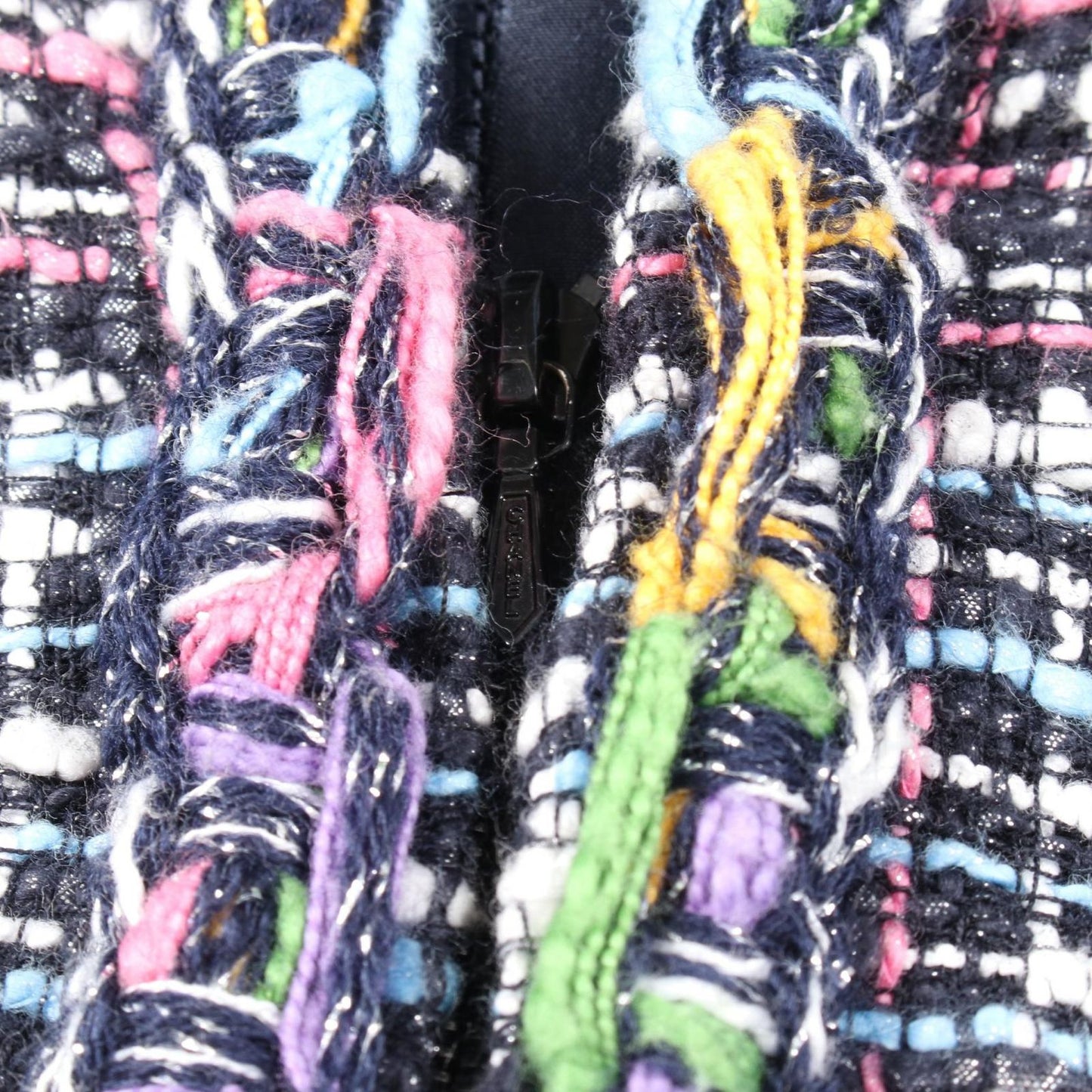 CHANEL Tweed Dress in Black & Multicolor - Timeless Elegance