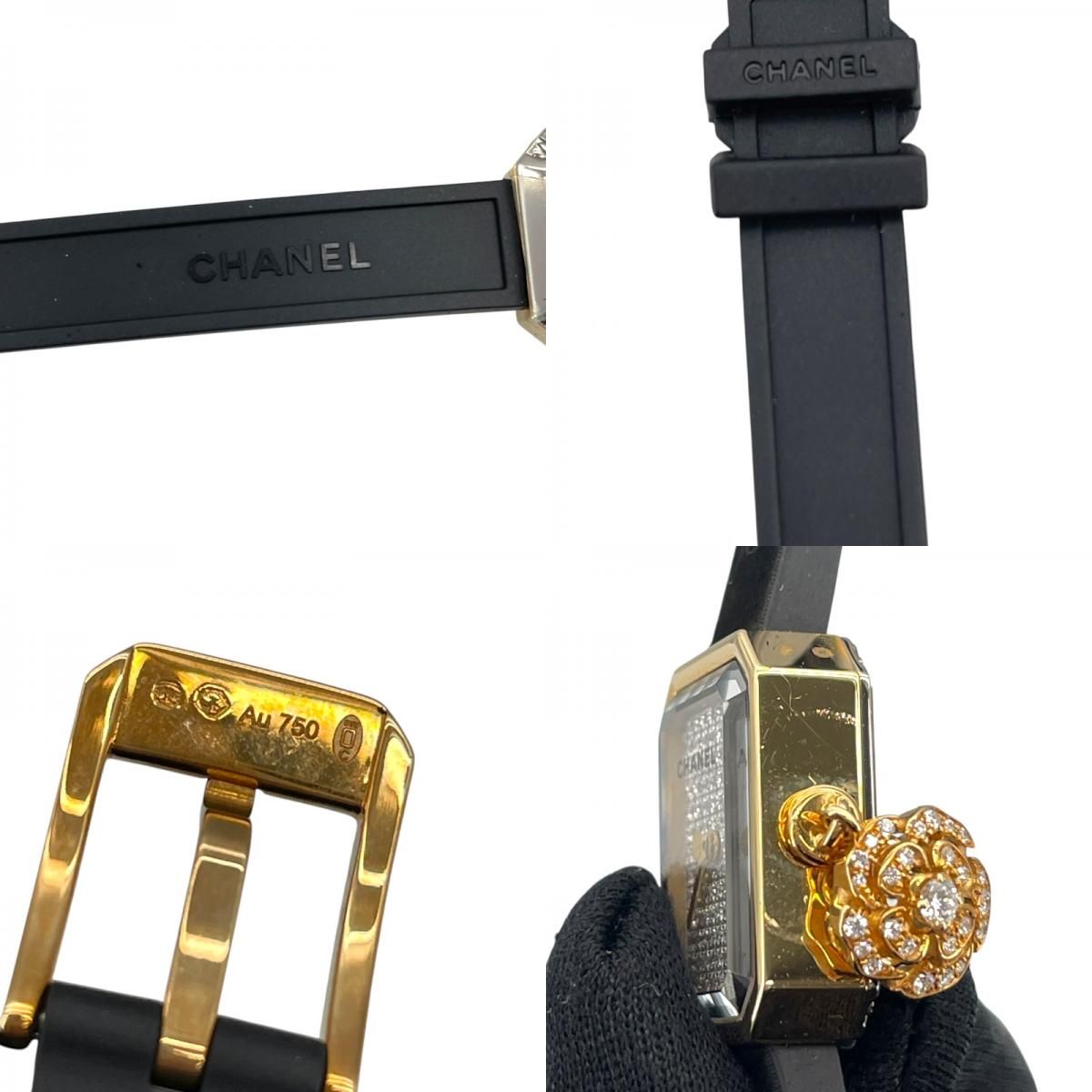 CHANEL Première Camellia Collection H6362 Diamond K18/ Titanium Watch