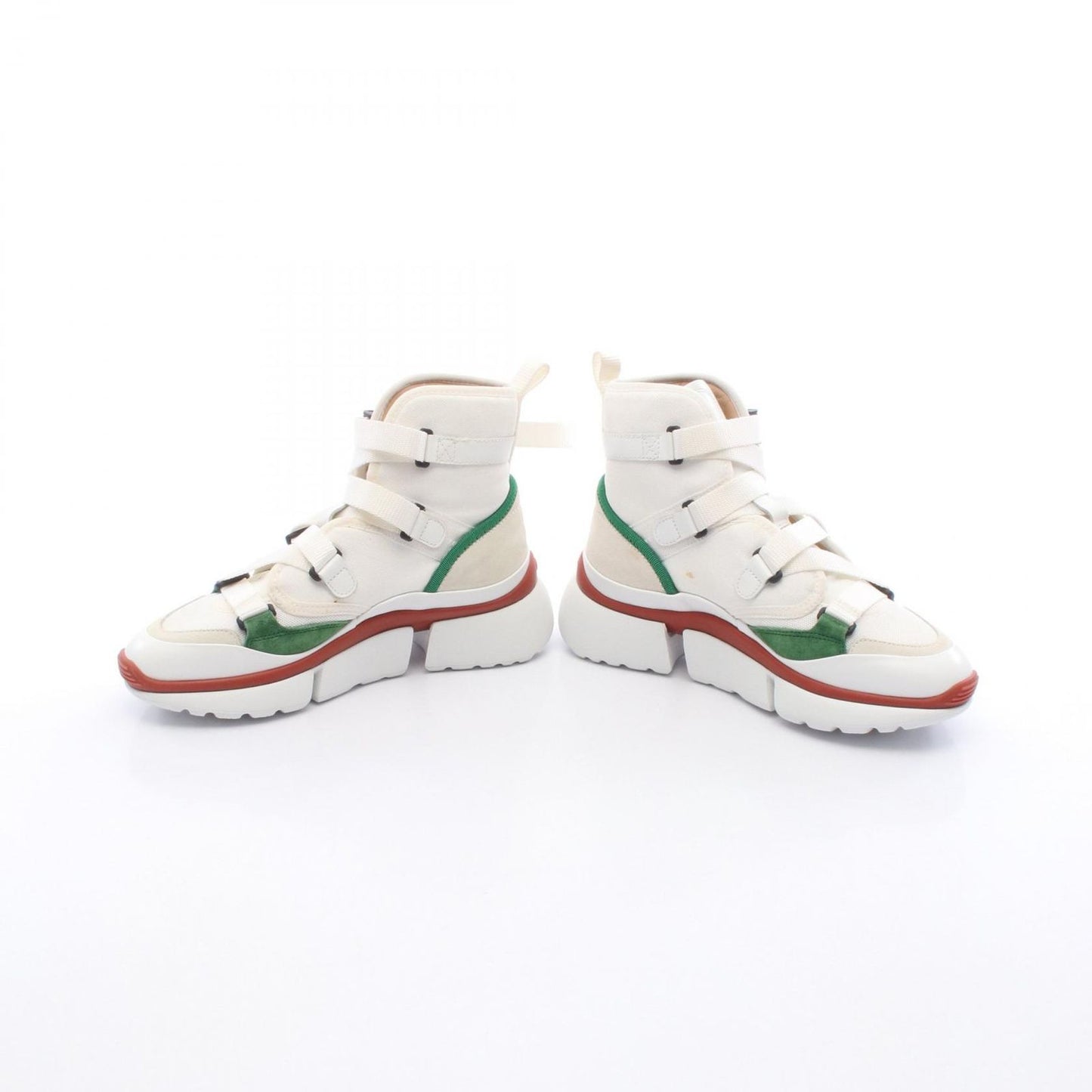 Chloe Sonnie Leather & Suede Sneakers - Timeless Elegance