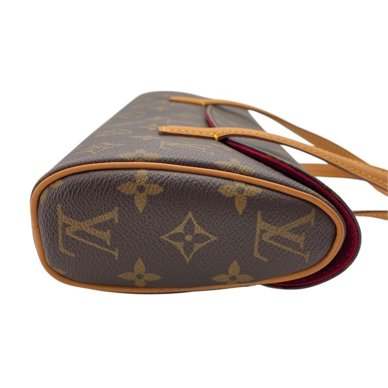 Louis Vuitton Sonatine M51902 Monogram Canvas Handbag - Brown