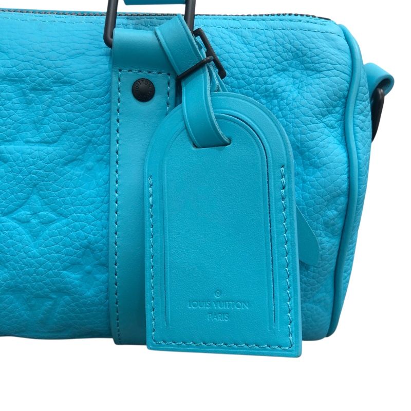 Louis Vuitton Key Pouch Bandouliere 25 Turquoise Trillon Handbag
