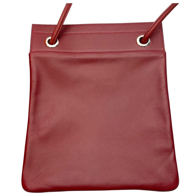 HERMES Aline Mini Shoulder Bag - Rouge Ash with Silver Hardware