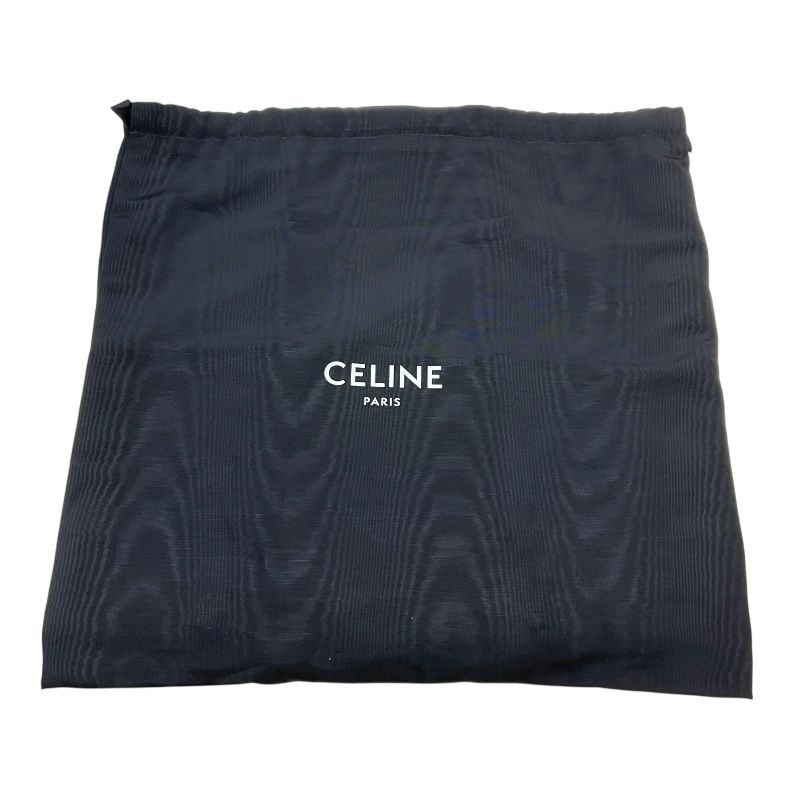 CELINE Luggage Micro Shopper Black Calf Leather Handbag