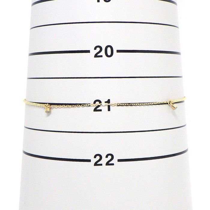 K10YG Fringe Ball Chain Bracelet - Exquisite Craftsmanship