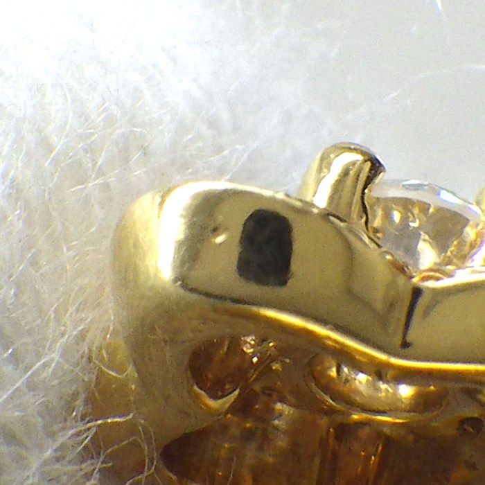 MAUBOUSSIN Chance of Love Clover Diamond Earrings in 18K Yellow Gold