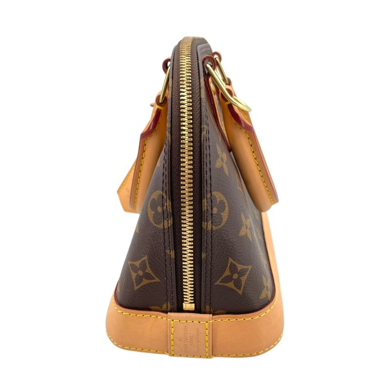 Louis Vuitton Alma BB Monogram Canvas Shoulder Bag - Brown