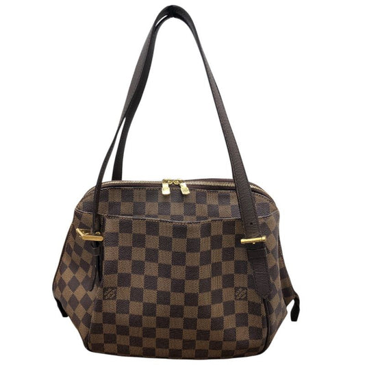 Louis Vuitton Belem MM Brown Damier Canvas Tote Bag - Timeless Elegance