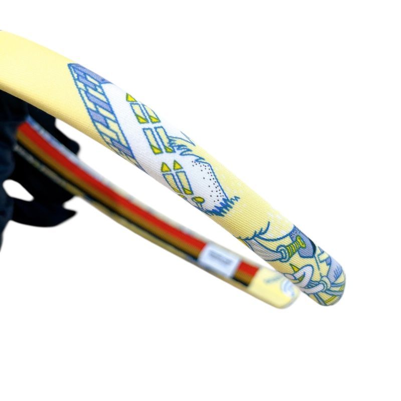 HERMES Elsa Headband in Yellow Silk - Exquisite Luxury Accessory