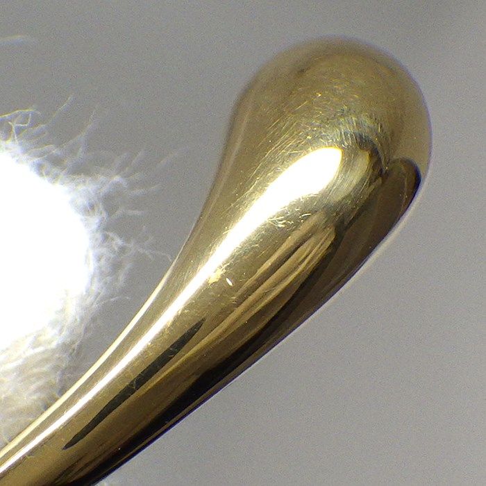 Tiffany & Co. K18YG Teardrop Hook Earrings - Exquisite Elegance