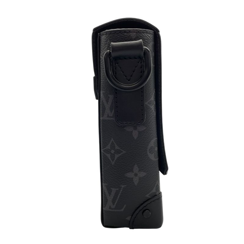 Louis Vuitton Monogram Eclipse Trunk Messenger PM - Black
