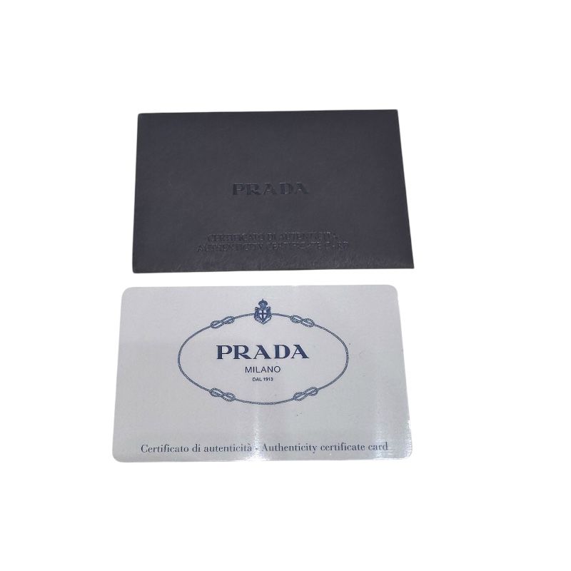 PRADA Grey Saffiano Leather Long Wallet for Women