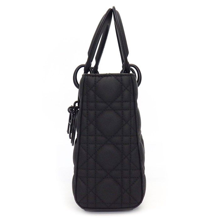 Dior Lady Dior My ABC Small Tote Bag in Black Ultra Matte Calfskin