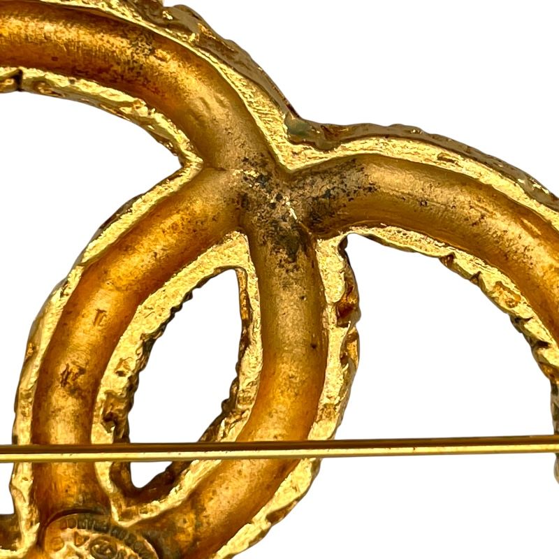 CHANEL Coco Mark Brooch in Gold GP - Timeless Elegance