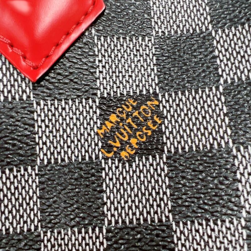 Louis Vuitton Speedy Bandoulière 30 - Monogram Canvas in Grey/Red/Green