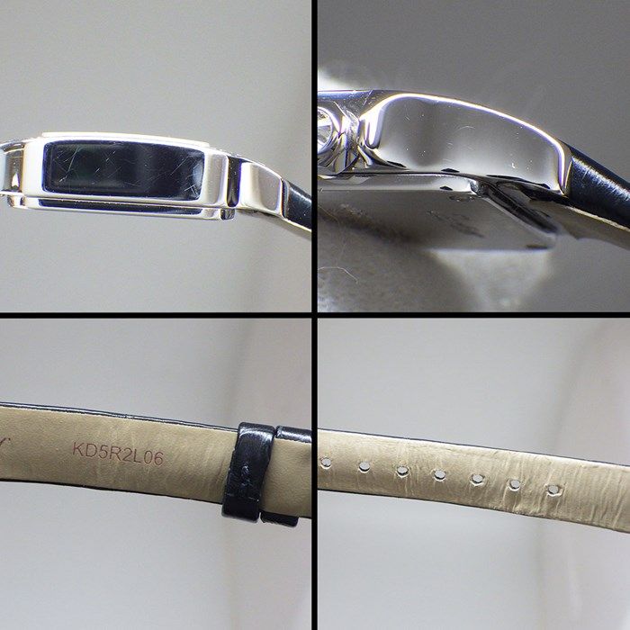 Cartier Santos Mini D'Amouzel WF902005 Diamond Bezel Watch