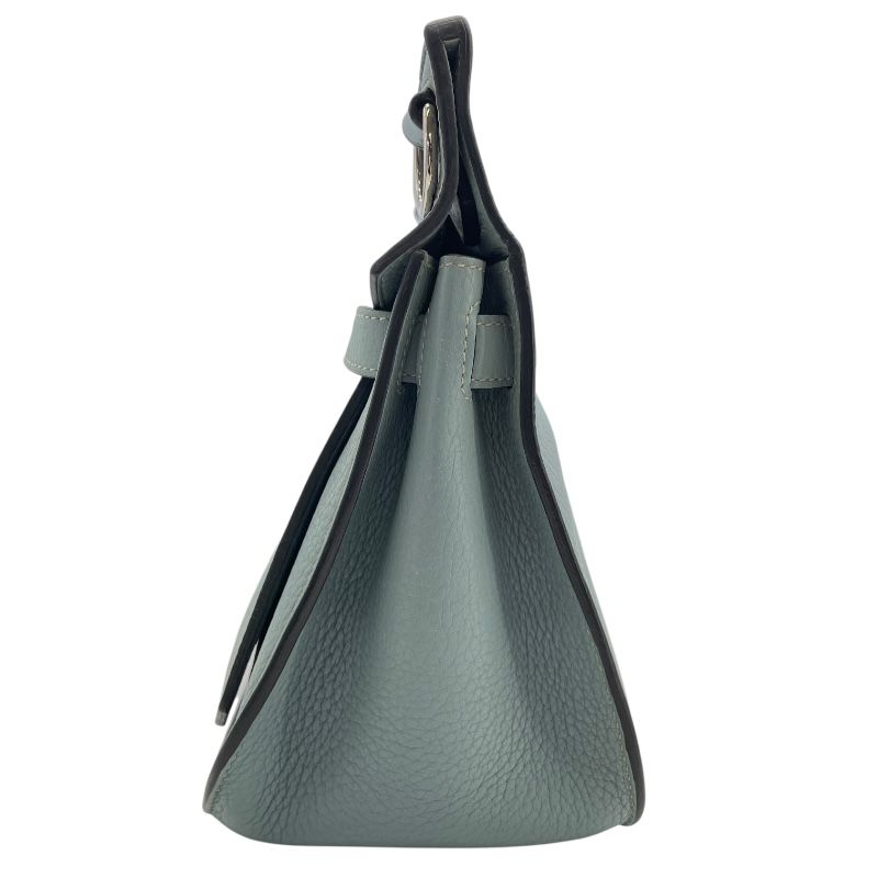 HERMES Gypsière 28 Blue Jean with Silver Hardware - Exquisite Craftsmanship