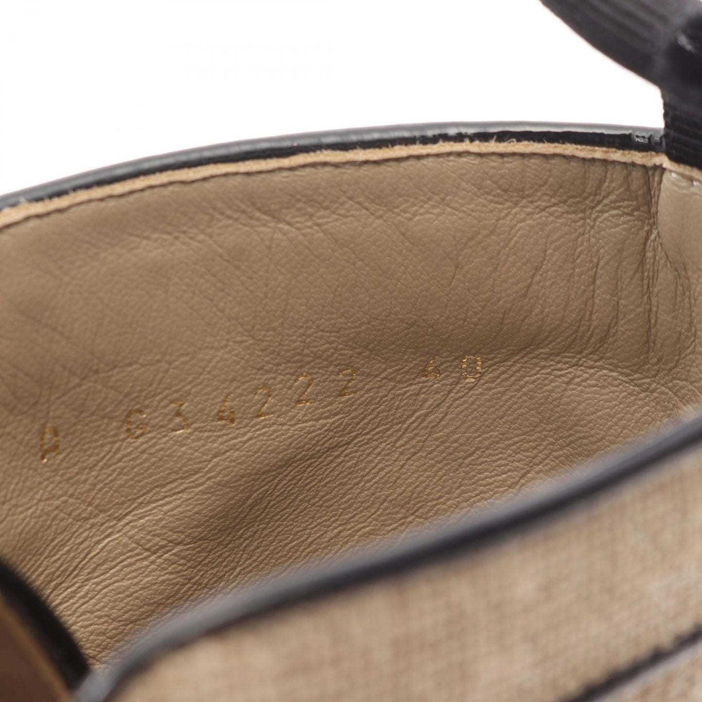 CHANEL Coco Mark High-Top Sneakers in Beige/Black Canvas & Leather