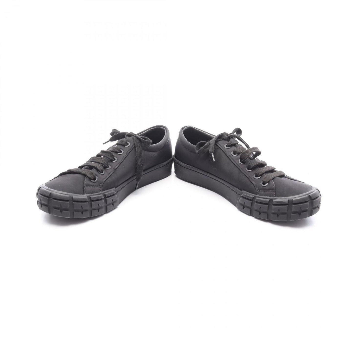 PRADA RE-NYLON Wheel Cassette Sneakers - Timeless Black Elegance