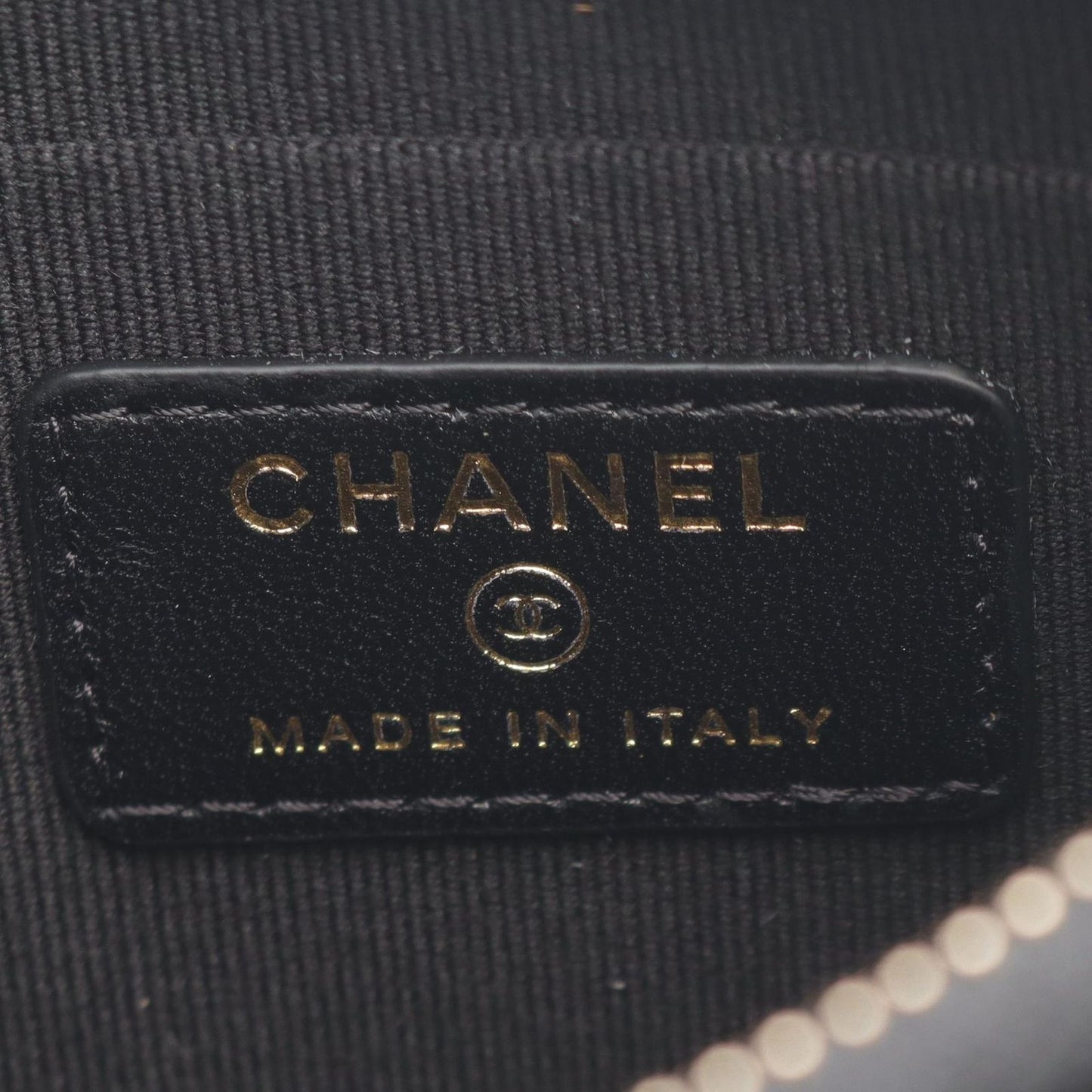 CHANEL Mini Matelassé Hobo Shoulder Bag in Black Fabric