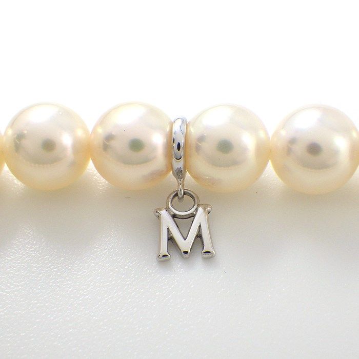 MIKIMOTO M Charm Akoya Pearl Necklace - Exquisite Craftsmanship