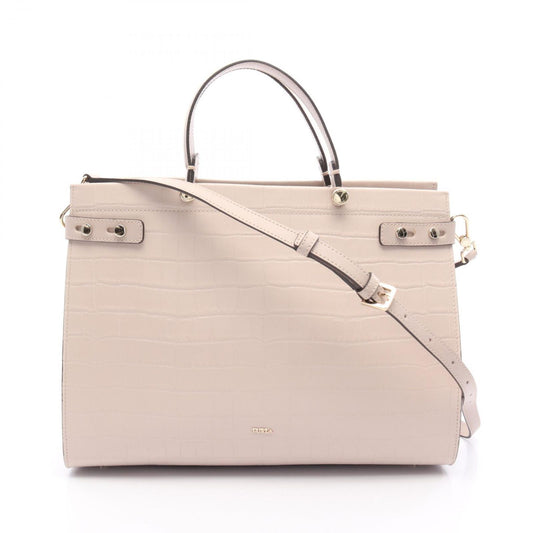 Furla Lady Tote Bag in Pink Leather - Elegant 2-Way Design