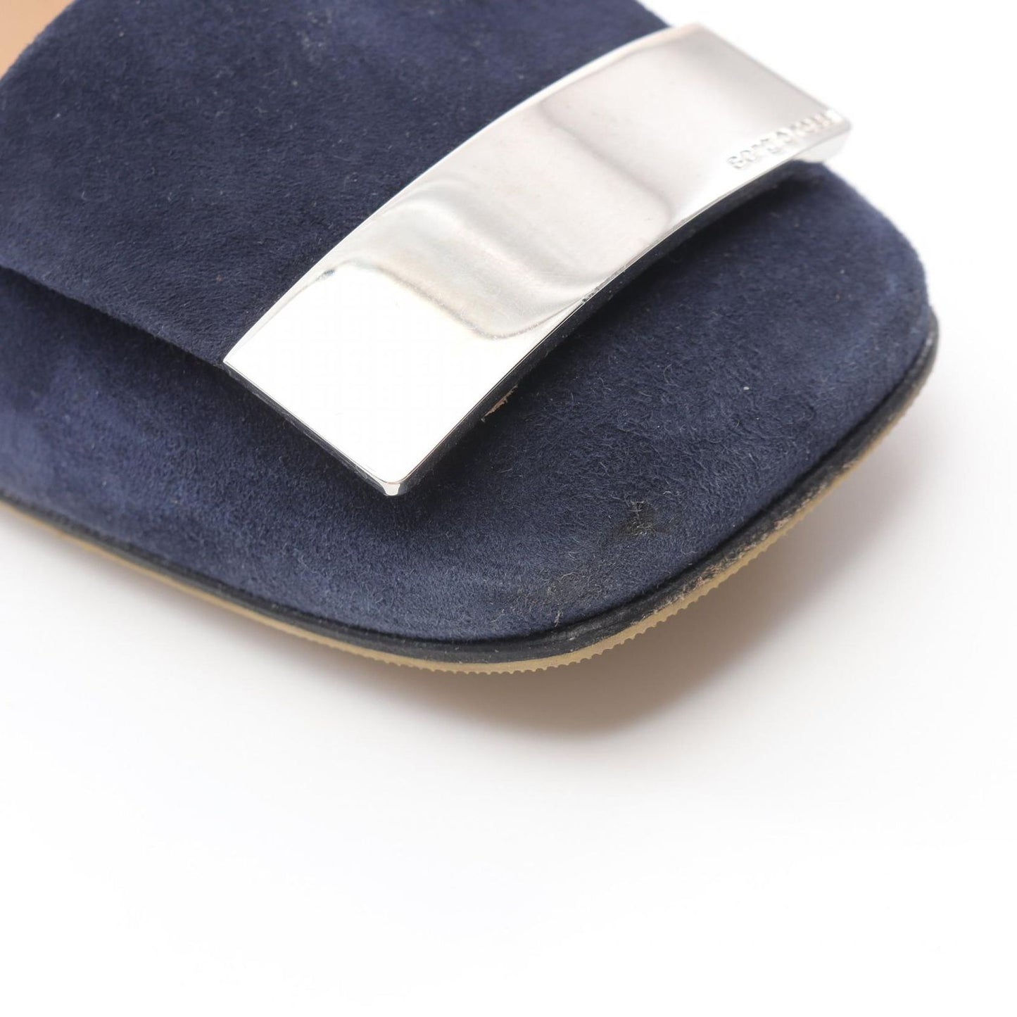 Sergio Rossi Navy Suede Pumps - Elegant Italian Craftsmanship