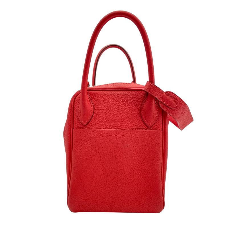 HERMES Lindy 30 Bougainvillea with Silver Hardware - Exquisite Craftsmanship