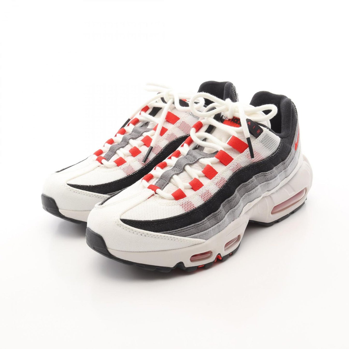 NIKE Air Max 95 Sneakers - Iconic White & Multicolor Design