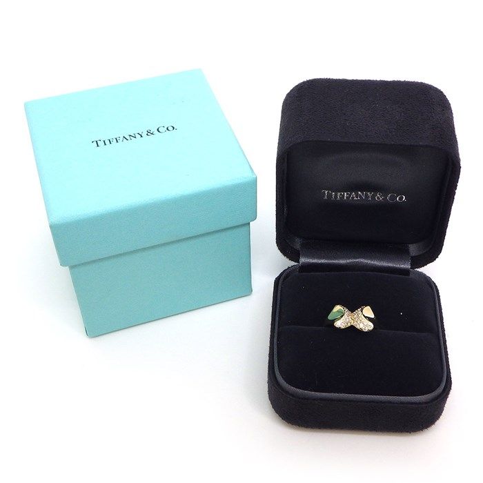 Tiffany & Co. Butterfly Motif Diamond Ring in 18K Yellow Gold