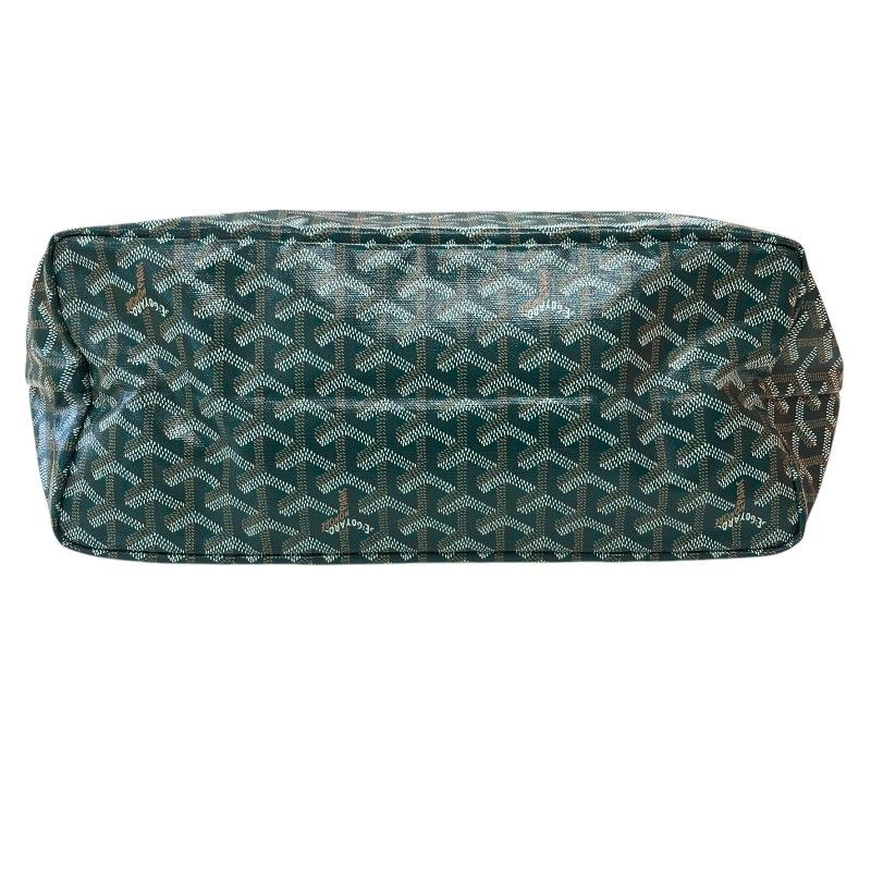 GOYARD Saint Louis PM Green Goyardine Canvas Unisex Handbag