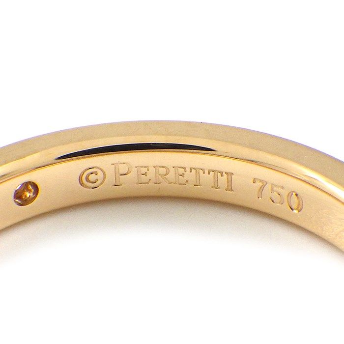 Tiffany & Co. 1pt Diamond Stacking Band Ring in K18 Pink Gold