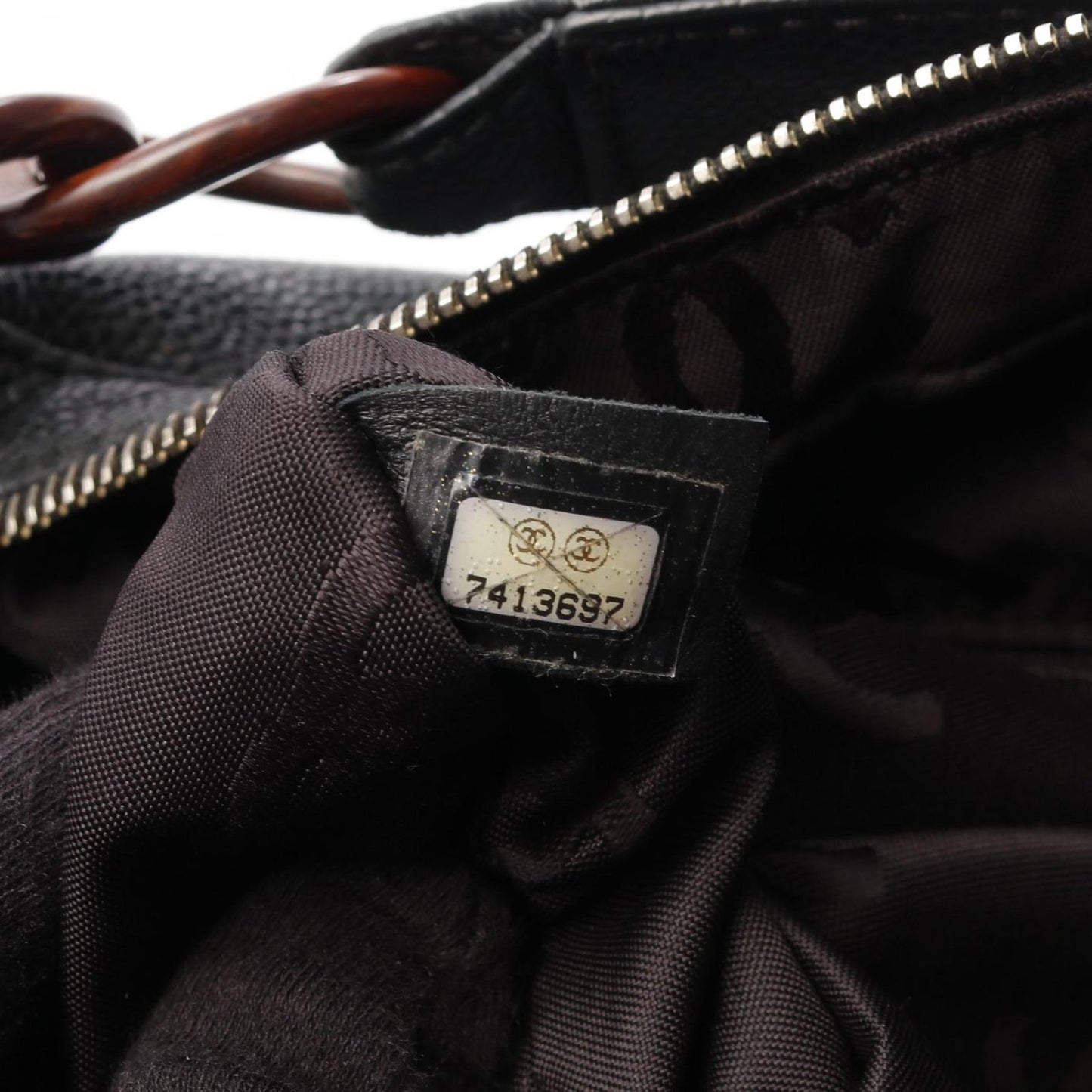 CHANEL Coco Mark Black Calfskin Shoulder Bag - Timeless Elegance