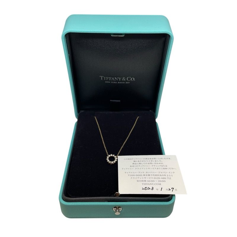 Tiffany & Co. Open Circle Necklace in 750 Gold - Timeless Elegance