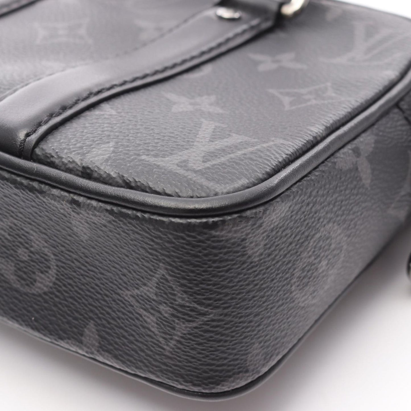 Louis Vuitton Nano PDV Handbag - Black Monogram Eclipse Canvas