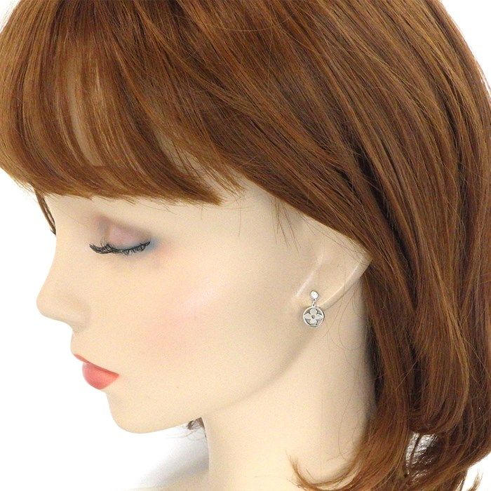 Louis Vuitton Monogram Idylle Flower Circle Diamond Earrings