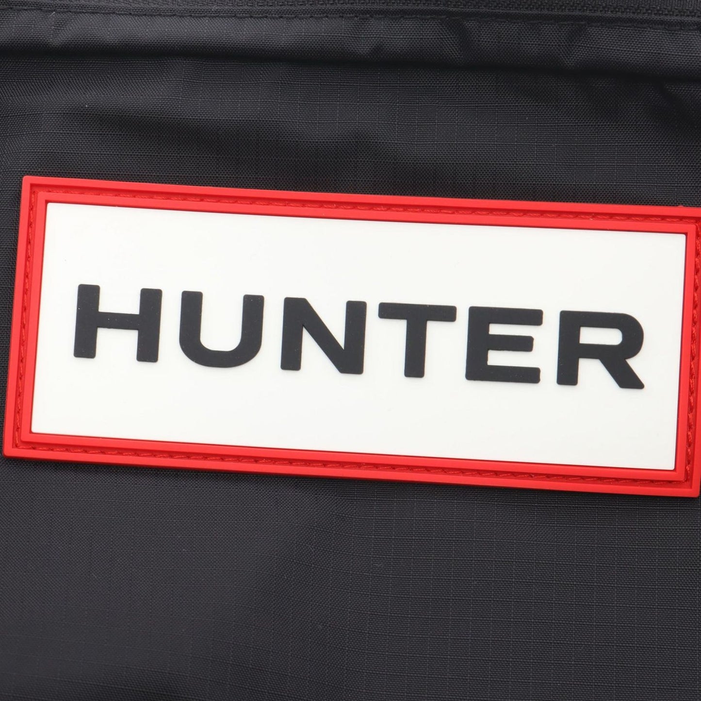 HUNTER Travel Ripstop Sacoche - Black Nylon Shoulder Bag