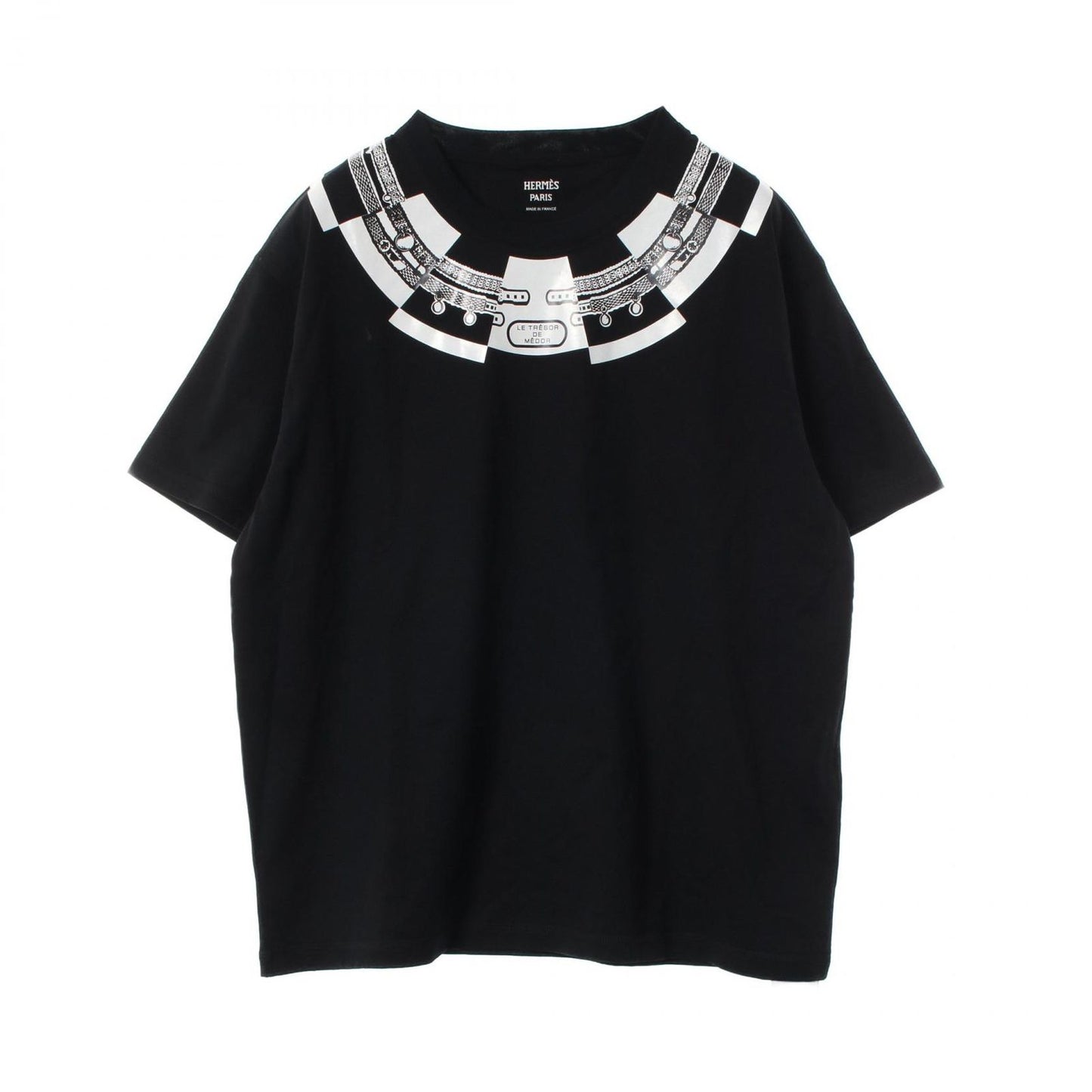 HERMES LE TRESOR DE MEDOR Black Cotton T-Shirt - Unworn Luxury