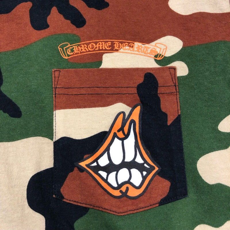 CHROME HEARTS xMatty Boy Camouflage Print T-Shirt - XL