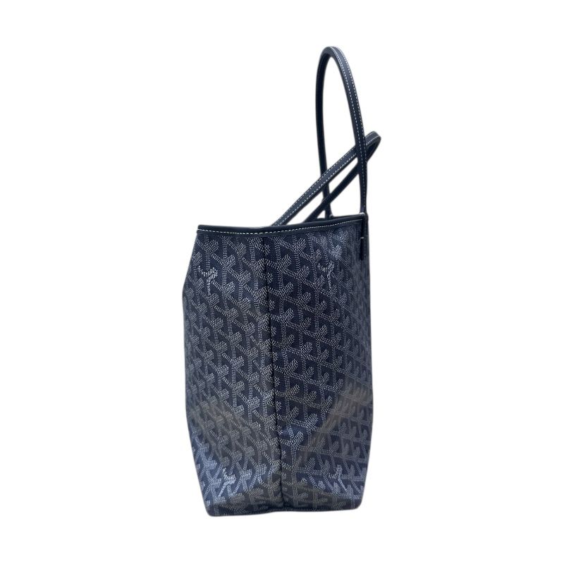 GOYARD Saint Louis PM Handbag in Gray Goyardine Canvas