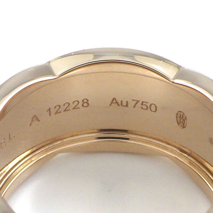 CHANEL Coco Crush Large Ring with Diamonds in K18 Beige Gold