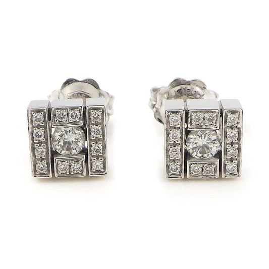 Damiani Belle Époque Diamond Earrings in 18K White Gold