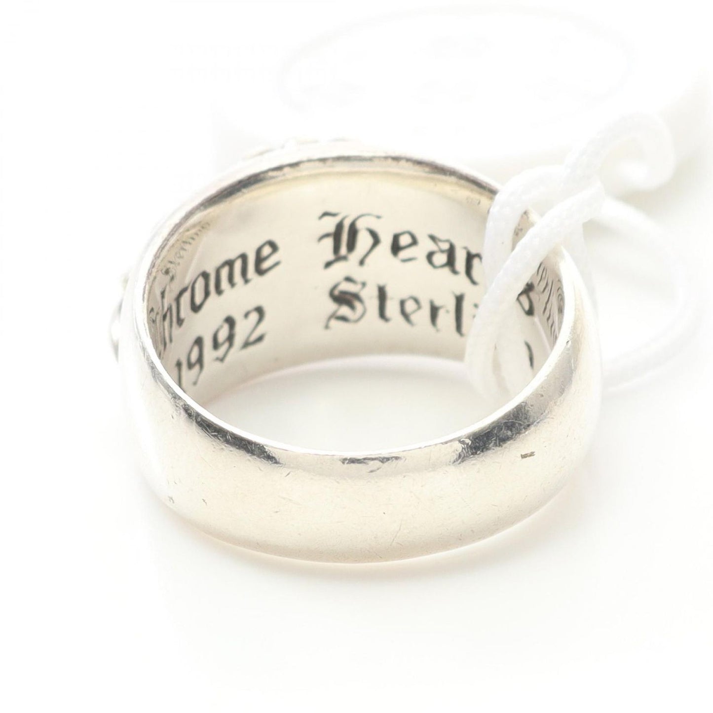 CHROME HEARTS Floral Cross Ring in Silver 925 - Size 25