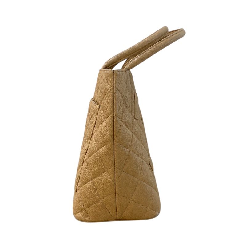 CHANEL Reissue Tote A01804 Beige Caviar Leather Handbag