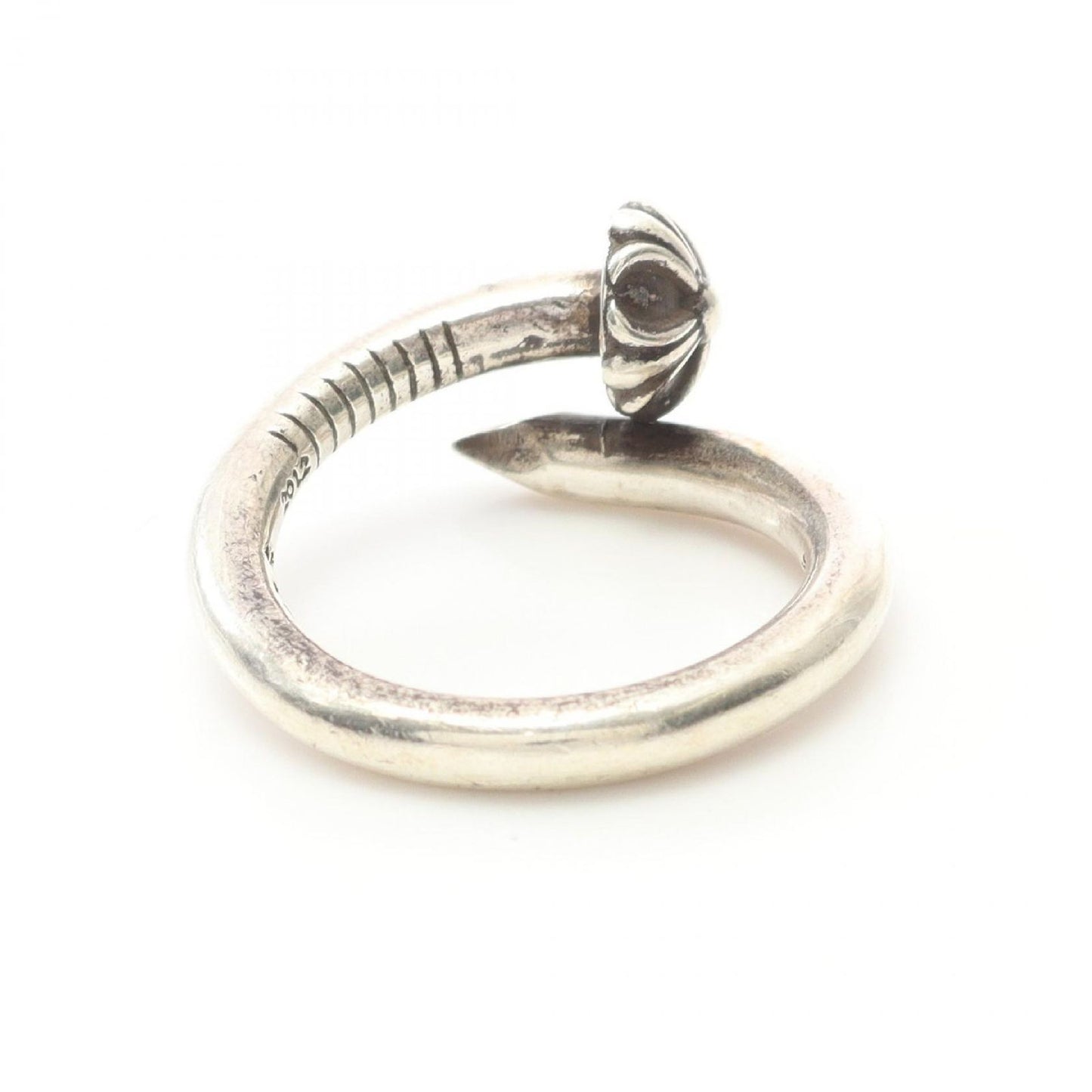 CHROME HEARTS NAIL CRSBALL Ring in Silver 925 - Exclusive Design