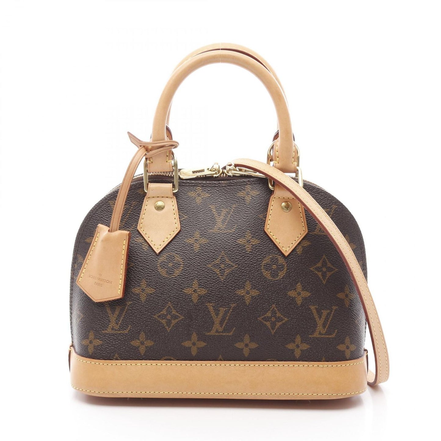 Louis Vuitton Alma BB Handbag - Timeless Elegance in Brown Monogram