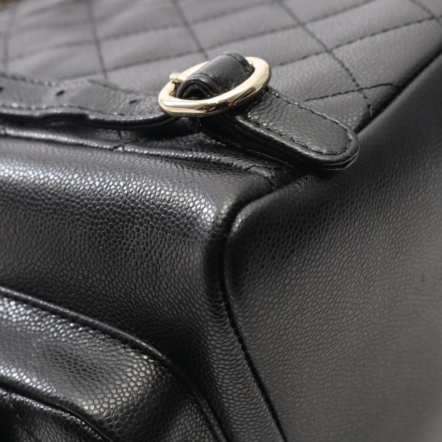 CHANEL Matelassé Black Calfskin Small Backpack AS4399 - Unused