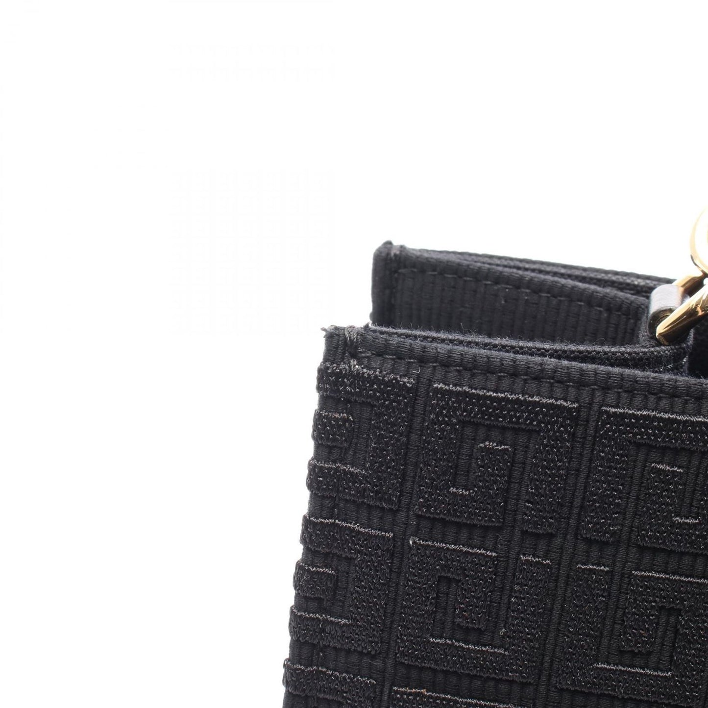 GIVENCHY Medium G Tote Bag in Black Canvas & Leather