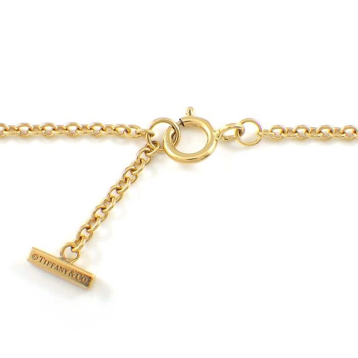 Tiffany & Co. T Smile Bracelet with Diamonds in K18 Pink Gold