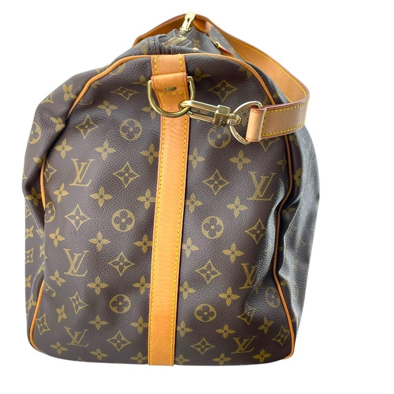 Louis Vuitton Keepall Bandoulière 60 Monogram Brown Unisex Bag